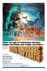 When Dinosaurs Ruled the Earth 1970 US 1 Sheet Poster