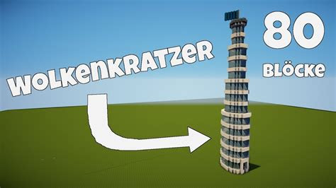 minecraft wolkenkratzer haus bauen tutorial haus