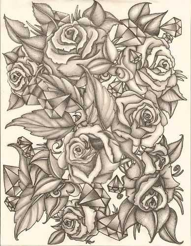 Rose Sketch Pencil sketch for a friend's half sleeve tattoo Rose Sketch Pencil sketch for a friend's half sleeve tattoo