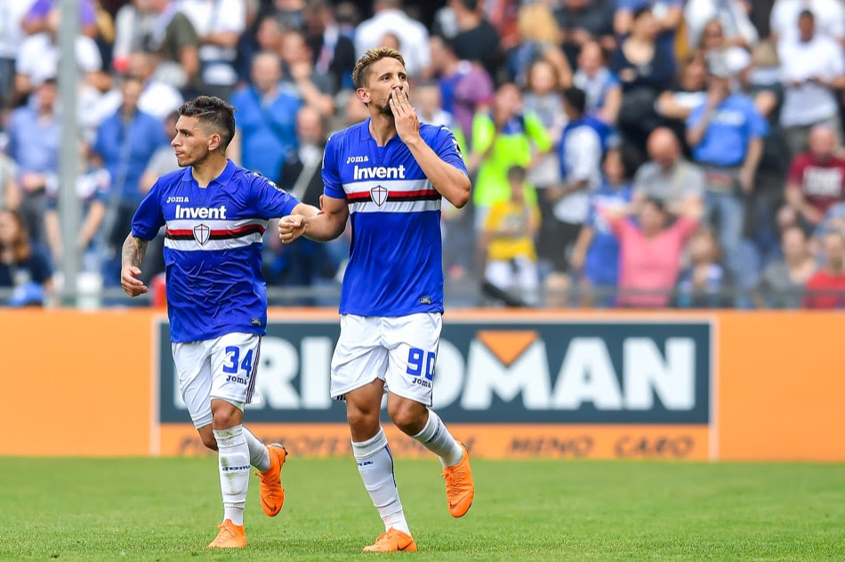 Lucas Torreira y Gastón Ramírez, Sampdoria