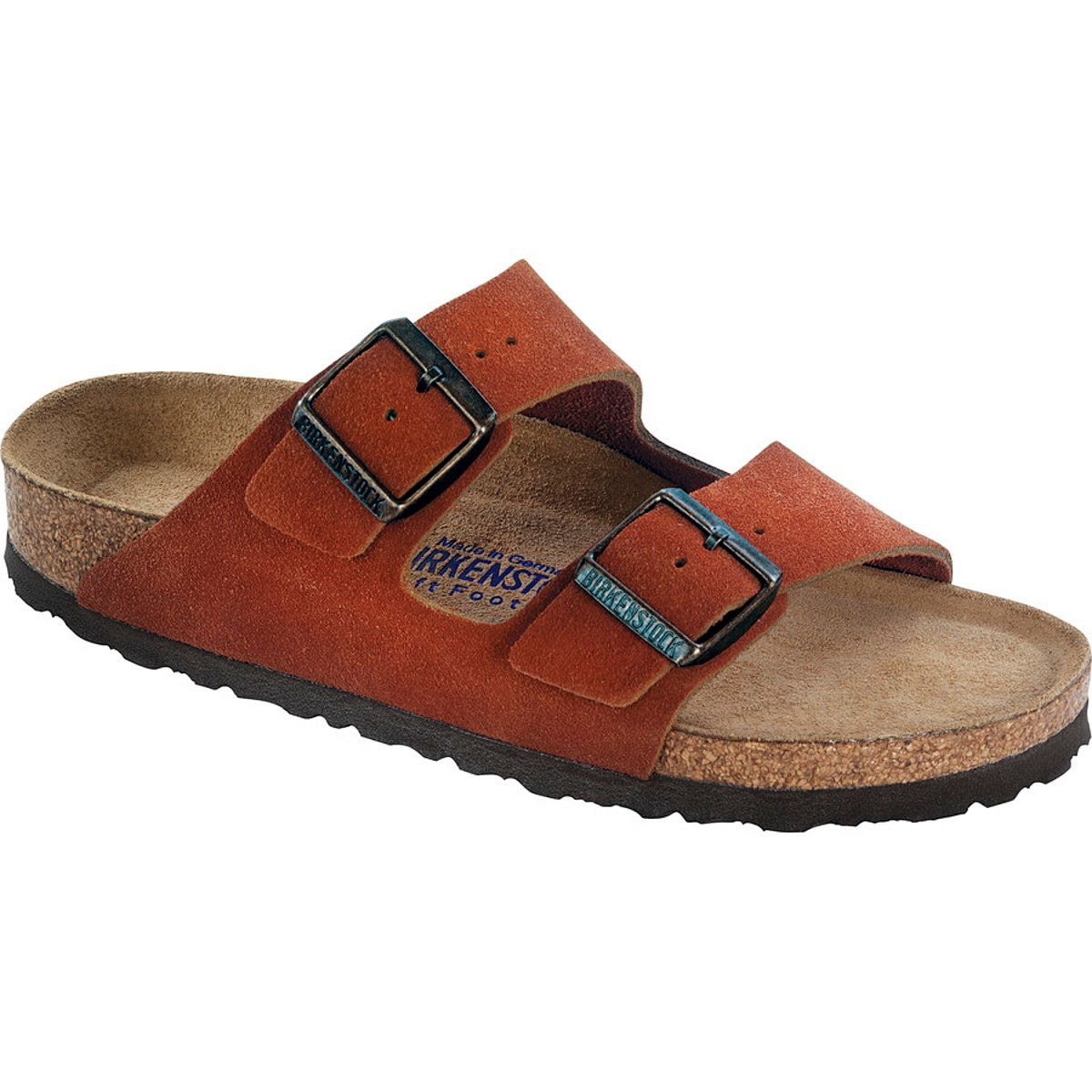 Details about Birkenstock Arizona Soft Footbed Suede Narrow Sandal ...