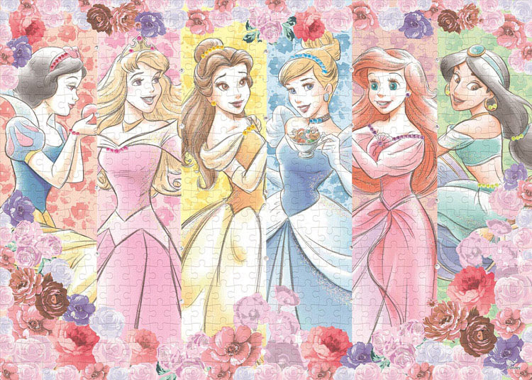 Epo 74 001 ディズニー Flower Blossom フラワーブロッサム プリンセス 500ピース Cp Pz エポック社 の商品詳細ページです 日本最大級のジグソーパズル通販専門店 ジグソークラブ