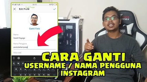 cara tukar nama di instagram