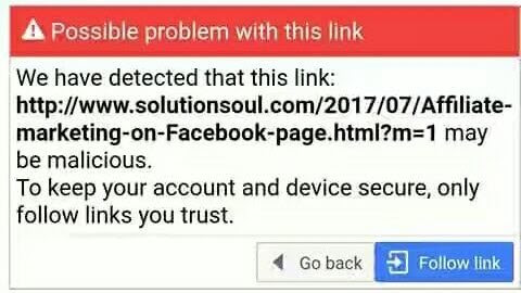 facebook url block