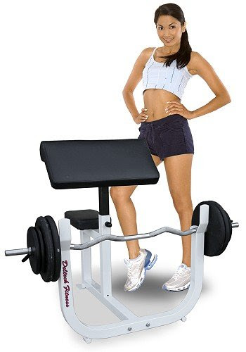 Deltech Fitness Preacher Curl Bench