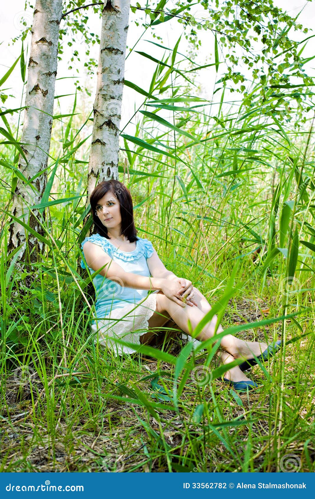  Beautiful  Young Woman  In Nature  Stock Photography  Image 