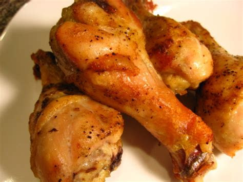 simple baked chicken drumsticks recipe foodcom