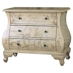 Paint and decoupage furniture on Pinterest