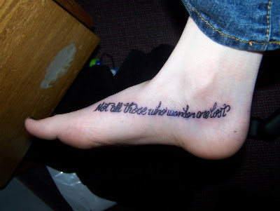  me want to return to my idea of having an LOTR or HP related tattoo.