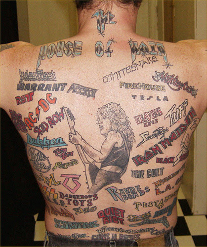 Worst tattoo ever! Good god man!