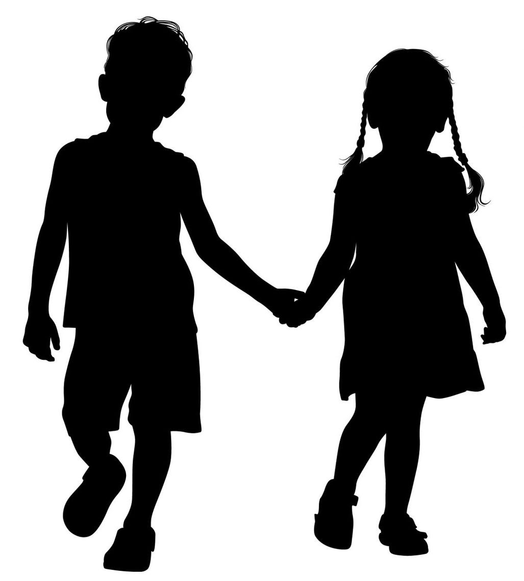 Free Boy And Girl Holding Hands Silhouette Download Free Boy And Girl Holding Hands Silhouette Png Images Free Cliparts On Clipart Library