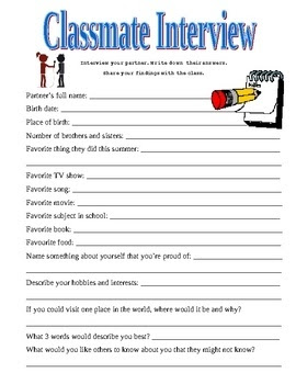 First Week Of School Activities Blog isn't found, but would be easy to ...