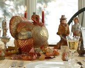 Turkey centerpiece papier macheTeena Flanner