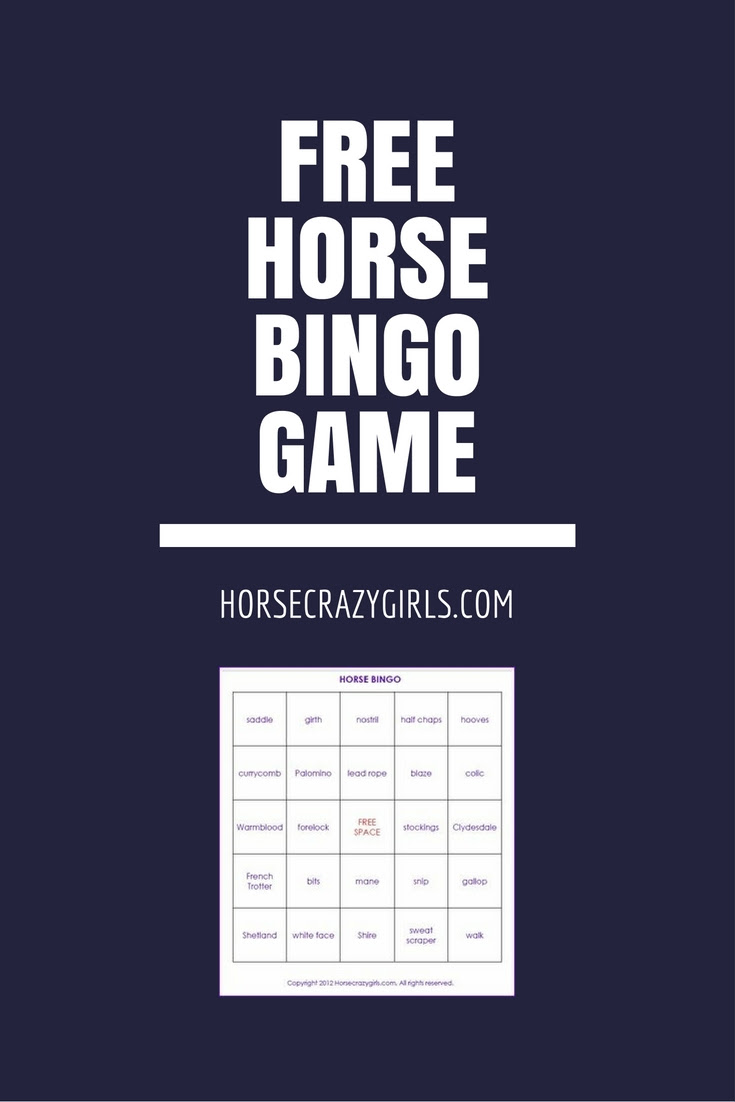 horse bingo game