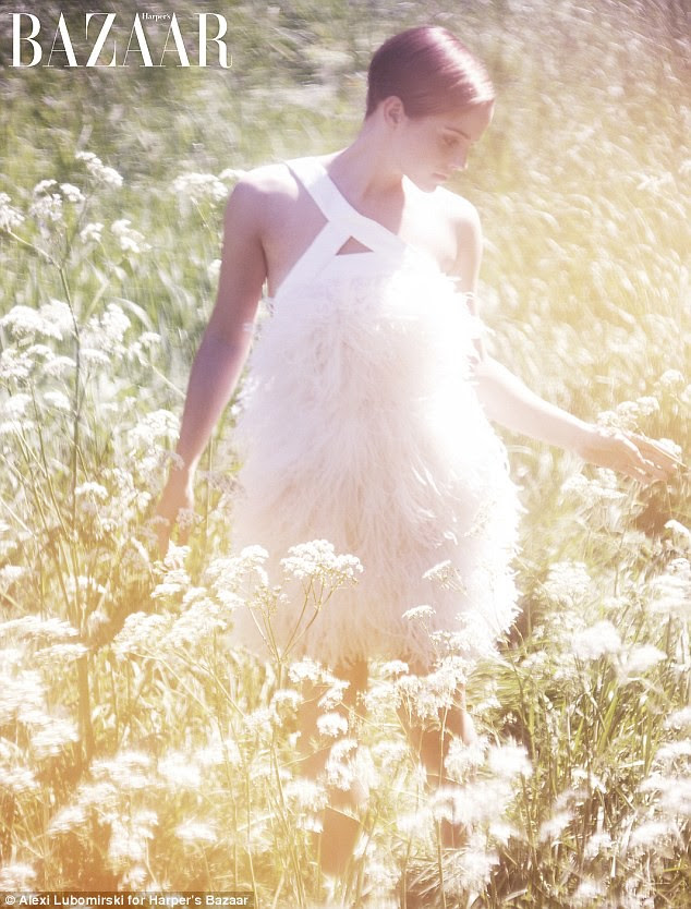 From teen queen to fashionista Emma Watson goes all grown-up in glossy magazine shoot   4