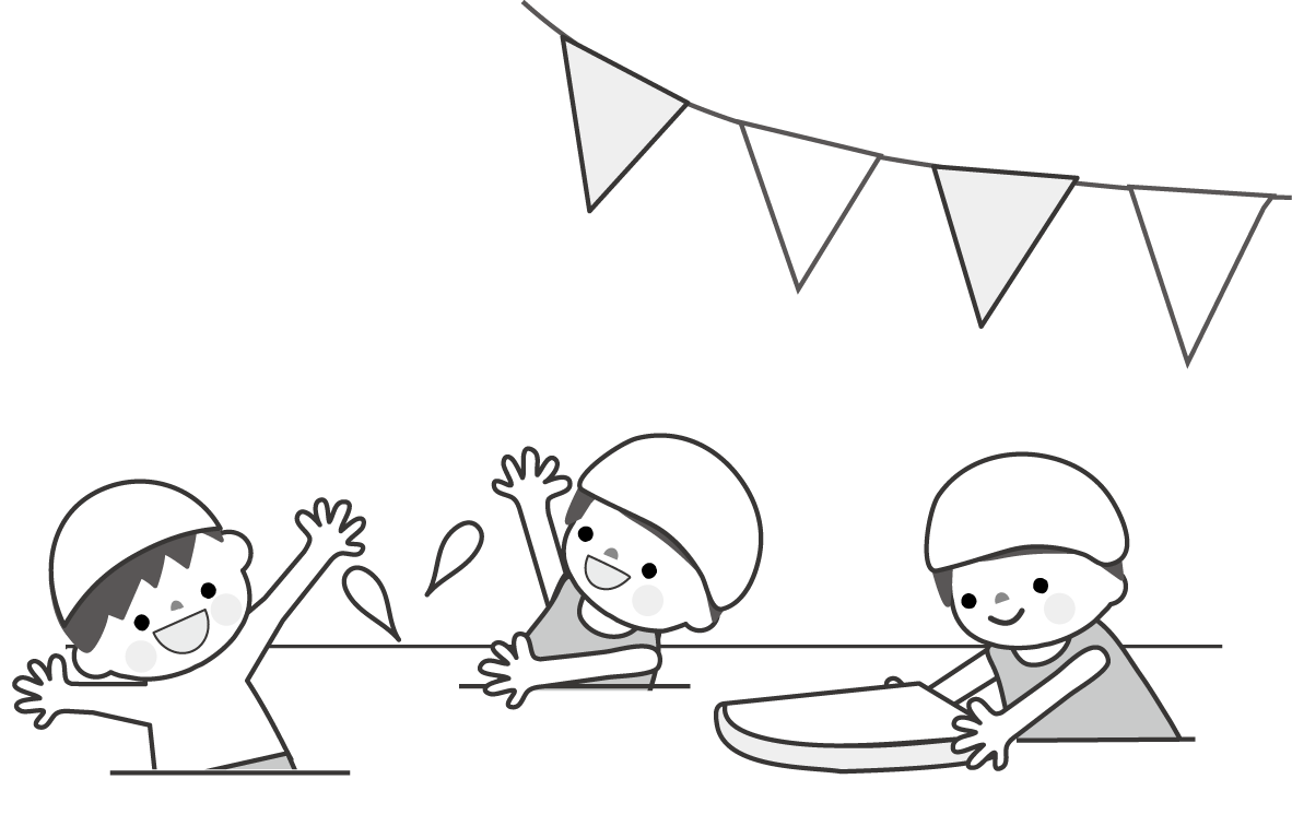 プール 水泳のイラスト 無料イラスト フリー素材