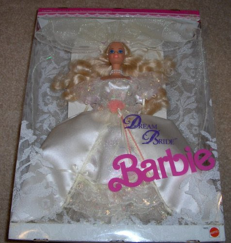 Barbie - Dream Bride Barbie Doll - Wedding Romance in Satin  Lace - 1991 Mattel