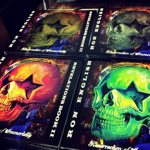 Ron English x 1xRUN's "Revelations Book II" hand-stenciled 2xLP!
