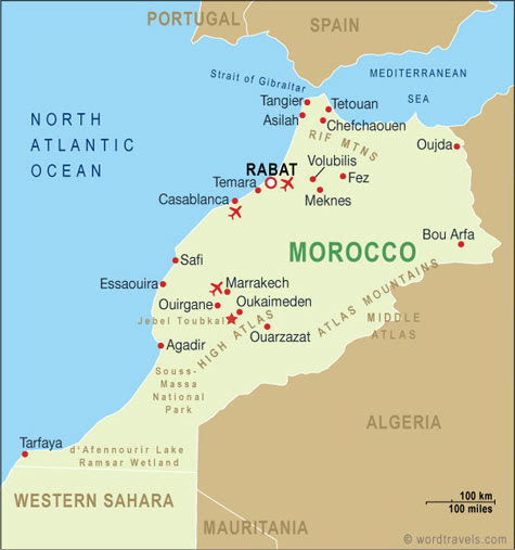Morocco Map Morocco Maps and
