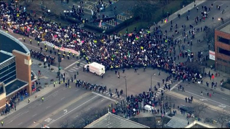 Trump's Chicago Rally Shut Down By Protesters Trump's Chicago Rally Shut Down By Protesters