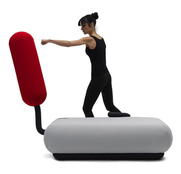 Sofa Can Become a Punching Bag : Champ by Tobias Fraenzel