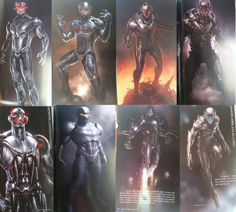 See How Scarlet Witch And Ultron Almost Looked In Avengers Age Of Ultron Concept Art