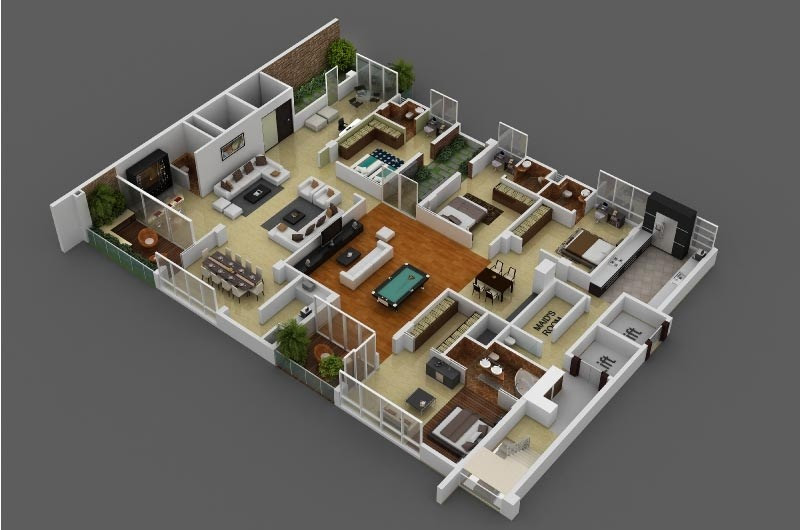 4 Bedroom Apartment House Plans 4 Bedroom Apartment House Plans