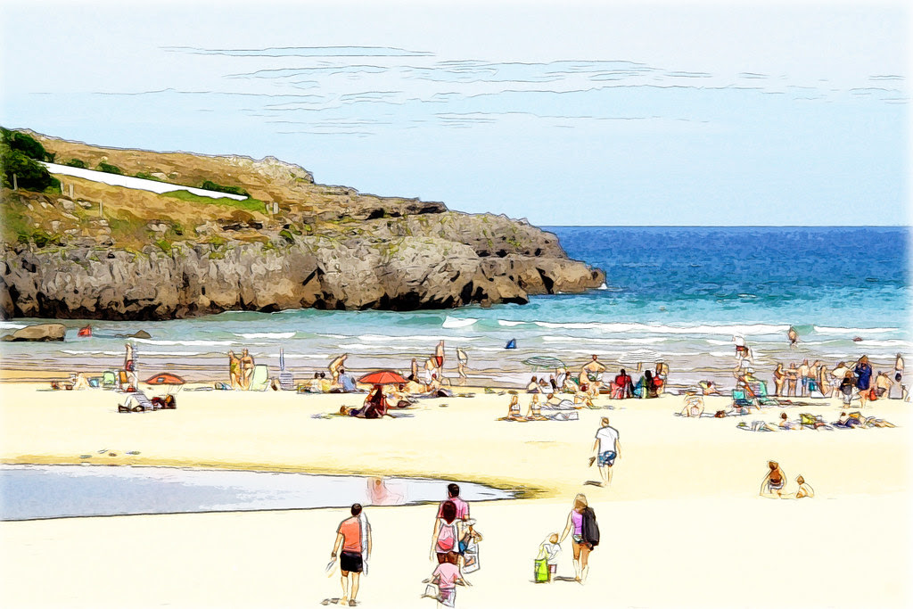 la playa en Ajo
