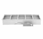 Wells MOD500T 5-Pan Built In Food Warmer w- Thermostatic Controls 208-240-3 V