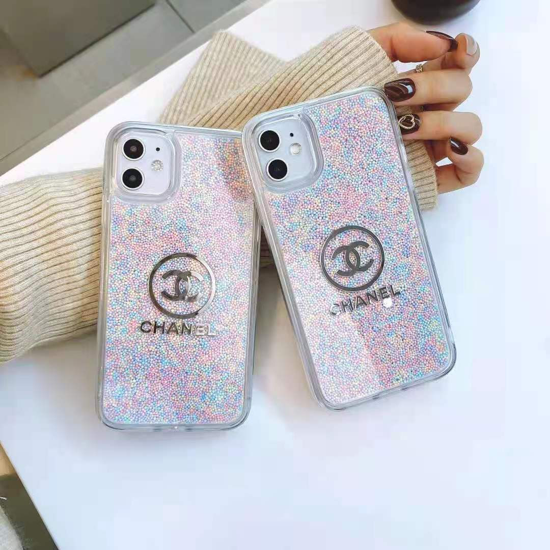 可愛い シャネル Iphone12 12pro Maxケース Chanel 12mini 12pro ケース キラキラ クリアケース
