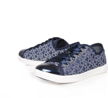 Dkny Blair Trainer Style Shoes in Blue for Men | Lyst