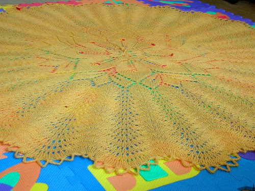 Feather and Fan Shawl