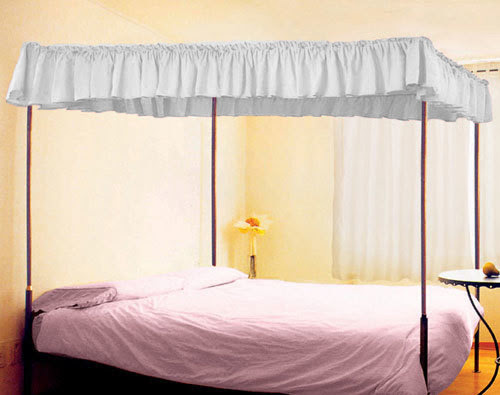 canopy bed frame twin