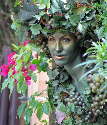 costume and makeup. in costume and make-up.