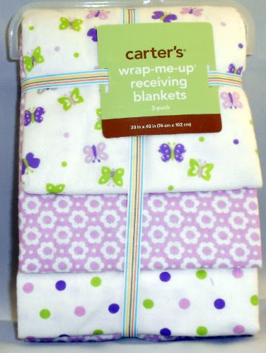 Carter's 3-Pack Wrap-me-up Receiving Blankets