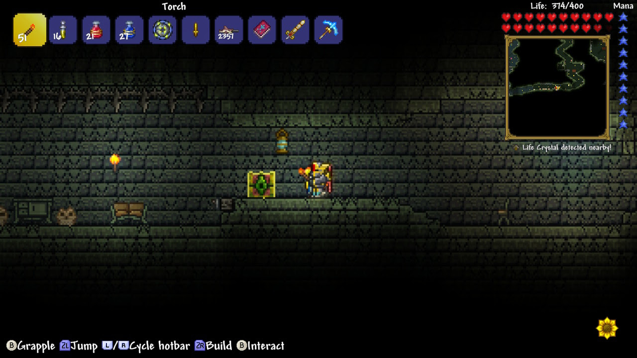 テラリア ダンジョンの宝箱が開かない 宝箱専用の 鍵 を入手する必要アリです ぽぷりのゲーム日記