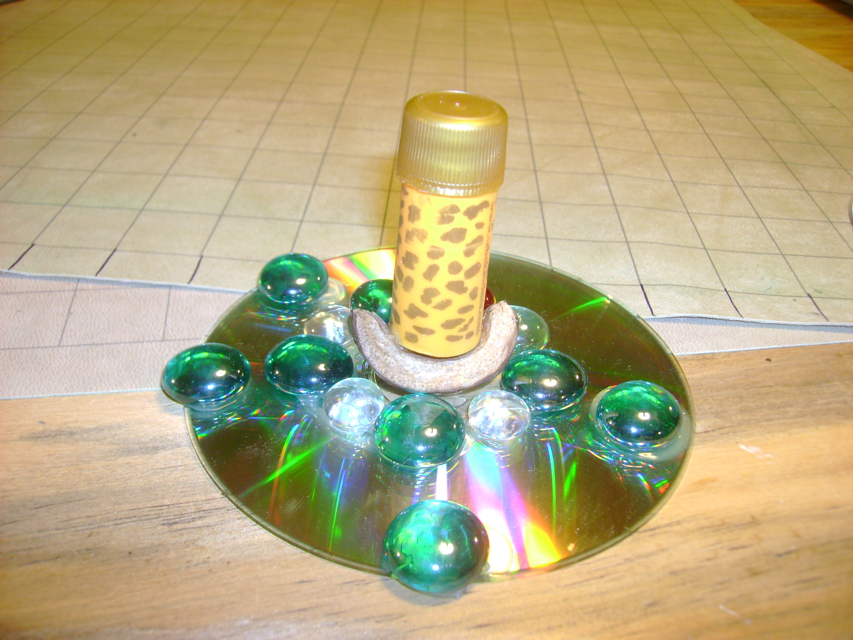 Reuse CDs as paint pallettes | Swords & Dorkery