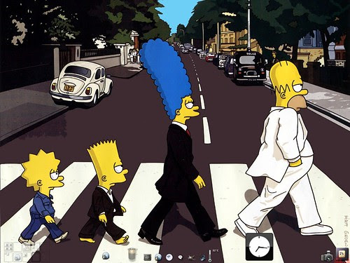 New wallpaper on my laptop. The simpsons wallpaper xD