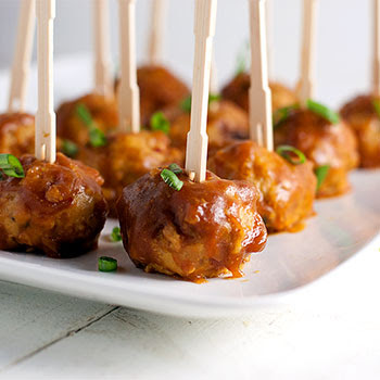 Baked Orange Chicken Meatballs | Kim's Healthy Eats