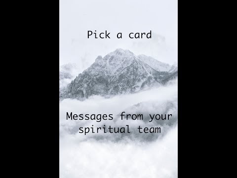 Guidance from your spiritual Team - pick a card