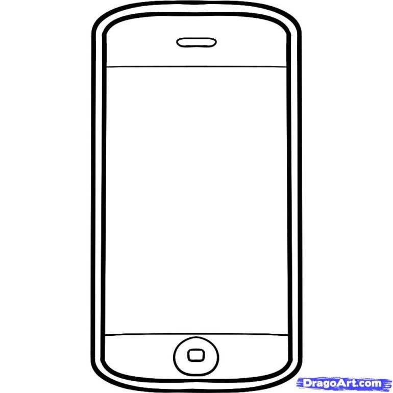 Download Iphone Coloring Pages - ClipArt Best