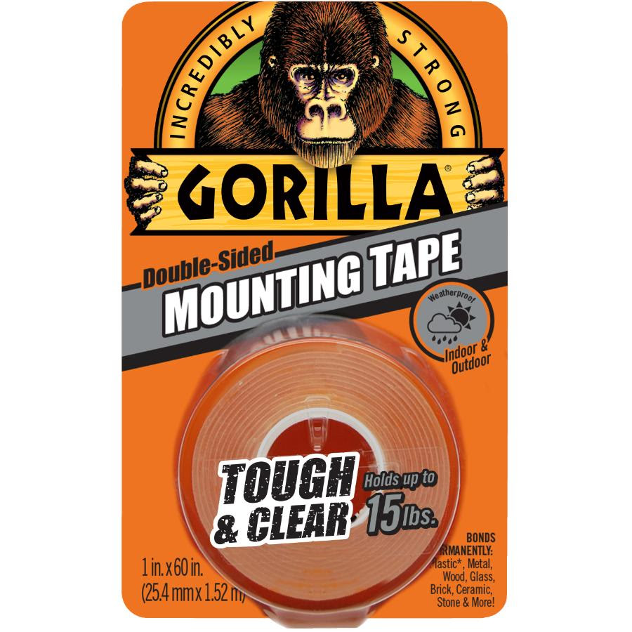 Gorilla 1 X60 Indoor Outdoor Clear Mounting Tape Home Hardware