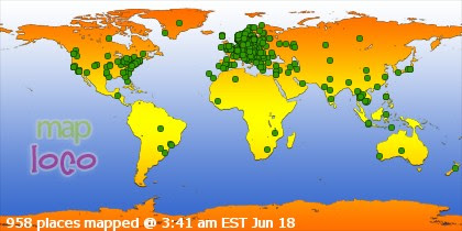 Locations of Site Visitors