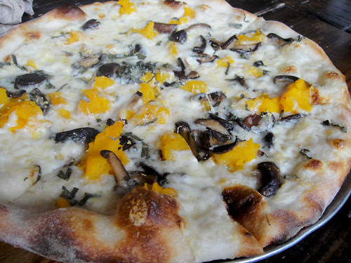 Butternut Squash and Mushroom Pizza