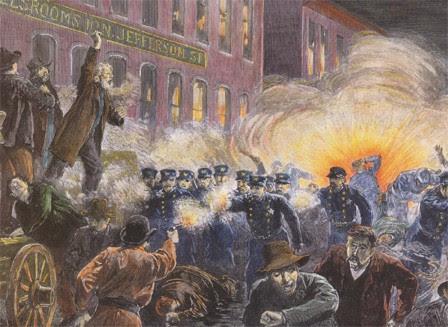 La révolte de Haymarket Square (Chicago, 4 mai 1886)