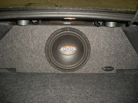 The nickle plated spring loaded speaker terminals are mounted on the back of the box and the speaker wires are soldered on for a solid and reliable connection. Chevy Camaro Sub Box Chevy Camaro Subwoofer Box Chevy