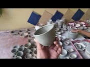 Menawan Proses Finishing Pot Keramik Ceramic Pottery , Video Istimewa!