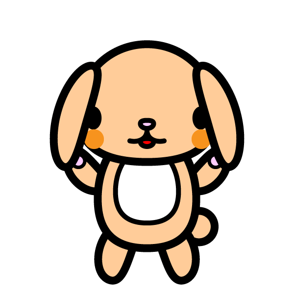 かわいい垂れ耳うさぎの無料イラスト 商用フリー オイデ43