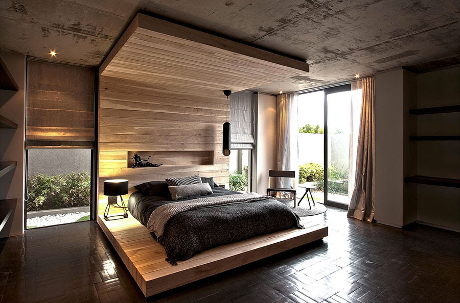 20 Idee di Arredo per Camere da Letto in Legno dal Design ...