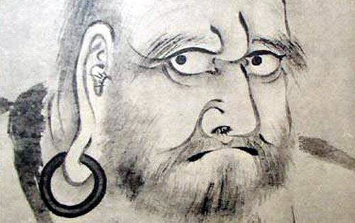 The wide-eyed yogi, Bodhidharma
